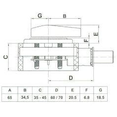 FELSŐ ZÁR GOMB/EGYOLD.SZ.NIKKEL AMIG 1750