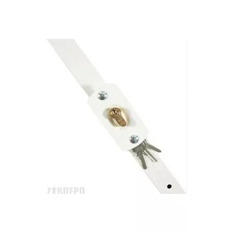 VERTEX Hevederzár+Cilinder 1200 mm Kétszárnyú Fehér