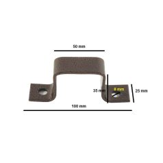 HEVEDERZÁR FOGADÓ U FORMA TOKRA FEHÉR VERTEX-HEZ