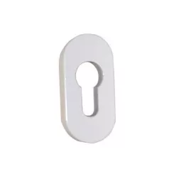 Cilinder Pajzs Ovális Fehér 66*32*8mm Kla-0944 Műa.