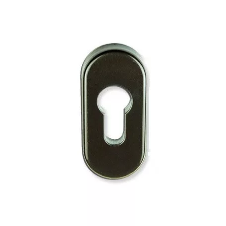 Cilinder Pajzs Ovális Barna 66*32*10mm Kla-0048 /1110929/ Műa.