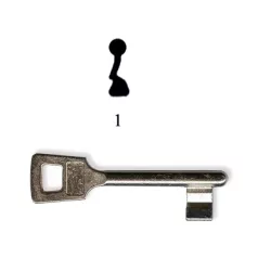 TITÁN Készkulcs Din 1 E