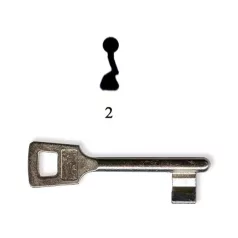 TITÁN Készkulcs Din 2 E