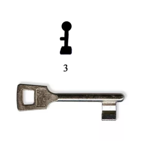 TITÁN Készkulcs Din 3 E