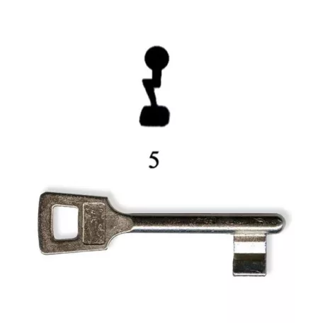 TITÁN Készkulcs Din 5 E