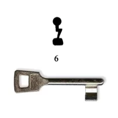 TITÁN Készkulcs Din 6 E