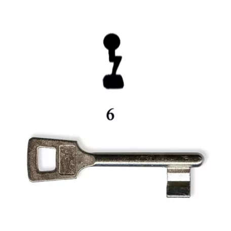 TITÁN Készkulcs Din 6 E