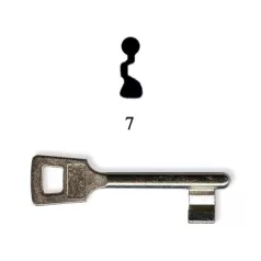 TITÁN Készkulcs Din 7 E