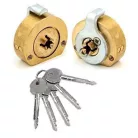 Tűkulcsos Zárbetét Kerek 5 K. /1684Ch/ 164 F5-