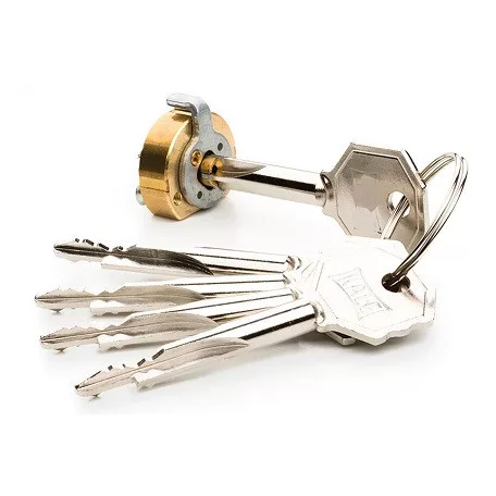 Tűkulcsos Zárbetét Kerek 5 K. /1684Ch/ 164 F5-