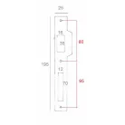 ANBO Zárólemez Egyenes Szögl. Sl 500 Portálz. C1, Sz.Nikk.