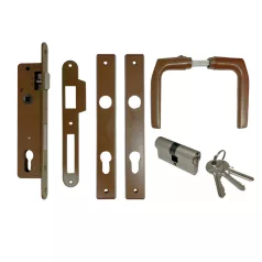 ANBO Portálzár Grn Váltós4 cm+Betét+Kil.Anbo 1231 Barna