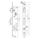 ANBO Portálzár Vált.4Cm+Betét+Kil. 1231 Fehér Bliszteres