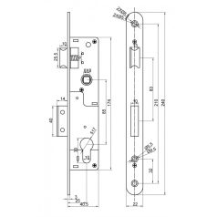PORTÁLZÁR GRN VÁLTÓS4CM+BETÉT+KIL.ANBO 1231 FEHÉR