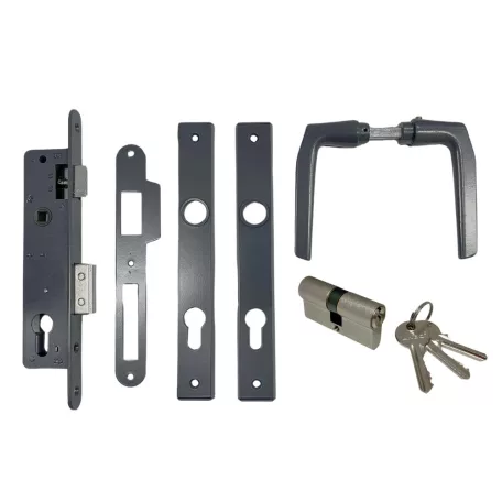 ANBO Portálzár Grn Váltós4Cm+Betét+Kil. 1231 Antracit