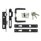 PORTÁLZÁR VÁLTÓS 4CM+ZÁRBETÉT+KILINCS ANBO 1231 Antracit Bliszteres Anbo