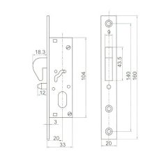 PORTÁLZÁR KAMPÓS 3CM+OVÁLBETÉT ANBO 1680 HP