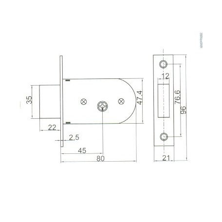 RETESZZÁR BEV.PATKÓ TŰKULCSOS /700TIP/5K ANBO 900A