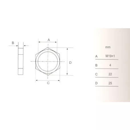 ANBO Fémbútorzár 16 mm Azonos Zárl.2K. Cl103-16Ka '888'