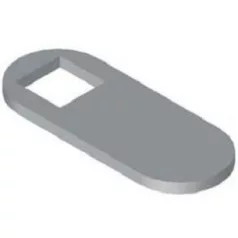 Nyelv Egyenes Fémbútorzárhoz 41*16mm 40*16 4 Szög Belső