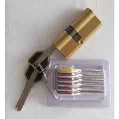 Hengerzárbetét 30/40mm Réz 8K.F.V. Kínai Ajtóhoz Hi-Sec