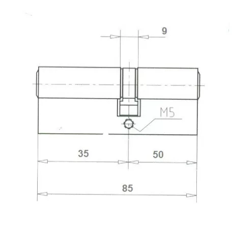 ELZETT Hengerzárbetét 35/50 mm 3K Mnikk. Economy