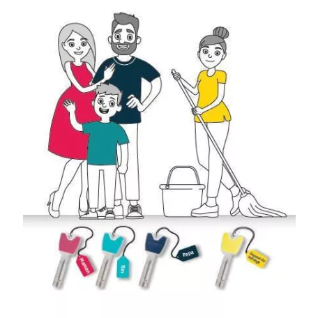 ABUS Hengerzárbetét 30/30 5K. X01 Másolásvéd. P12Rps410N