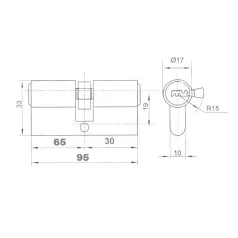 ANBO Hengerzárbetét 30/65 5K.Furtk,M.Nikk 2300
