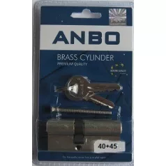 ANBO Hengerzárbetét 40/45 mm 3K. Króm2200 Bliszteres