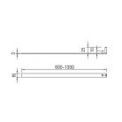 LEHMANN Cil.Fiókzárhoz"C"Rúd 600 mm 2Stift.20 mm L00011