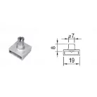 LEHMANN Cil.Fiókzárhoz Stift 10 mm L00025