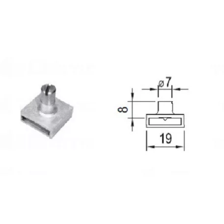 LEHMANN Cil.Fiókzárhoz Stift 10 mm L00025