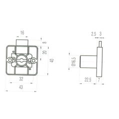 CIL.BÚTORZÁR RÁSZ.20MM FIÓKHOZ HU:425001 LEHMANN 391