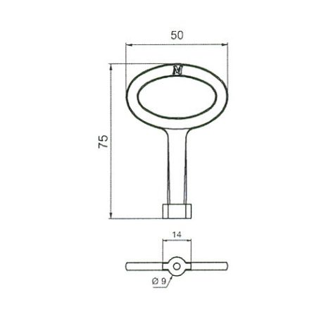 KÉMÉNYZÁR KULCS NÉLKÜL HAJLÍTOTT 060 TÖRÖK