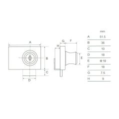 ÜVEGAJTÓZÁR 2K.NYILÓ AJTÓ KÉTSZÁRNY. FL409 CP