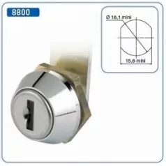   Fémbútorzár Kicsi Azonos Zárl.Sh001 10 db Ronis 8800 Sh084 90 db