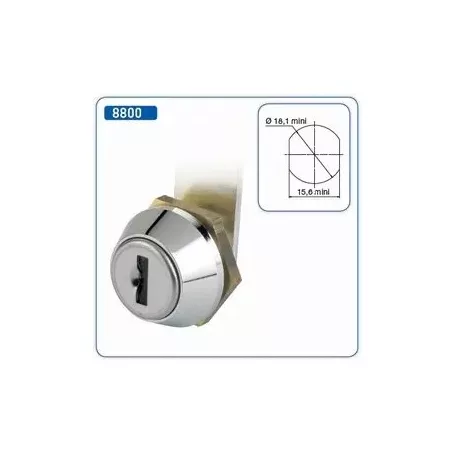 Fémbútorzár Kicsi Azonos Zárl.Sh001 10 db Ronis 8800 Sh084 90 db