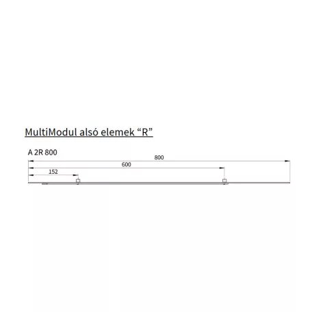 ELZETT Többpontos Zár Multimodul Görgős Kil.Műk 45/92/16/8/2000