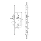 DOM-ELZETT Többpontos Zár Multimodul Görgős Cil.Műk 35/92/16/8/2150