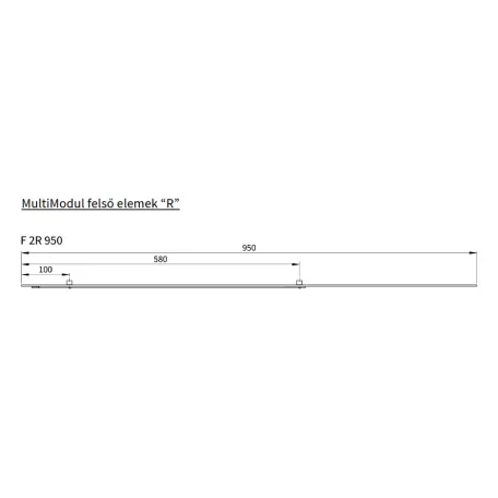 DOM-ELZETT Többpontos Zár Multimodul Görgős Cil.Műk 45/92/16/8/2150