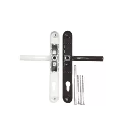 Ajtókilincs L-92 Rugós Belül-Fehér/Barna 219 Széles