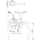 BALKONKILINCS 7MM KÉTOLDAL.REDŐNY F4 FAM 350