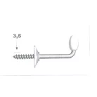 Kulcsakasztó Műa.Fej,Alátétes Hor 