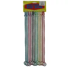 Kulcstartó Lánc Szines Fém 30 cm 12 db/Cs 1 db 41-4