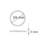 Kulcskarika 25mm Nikk 