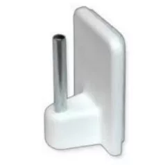 Vitrázskampó Talpas Öntapadós Fehér