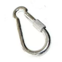 Tűzoltókarabiner 7*70mm Csavaros Import