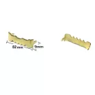 Képakasztó Fogazott 52mm Réz 50 db/Csom C066-S