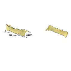 Képakasztó Fogazott 52mm Réz 50 db/Csom C066-S
