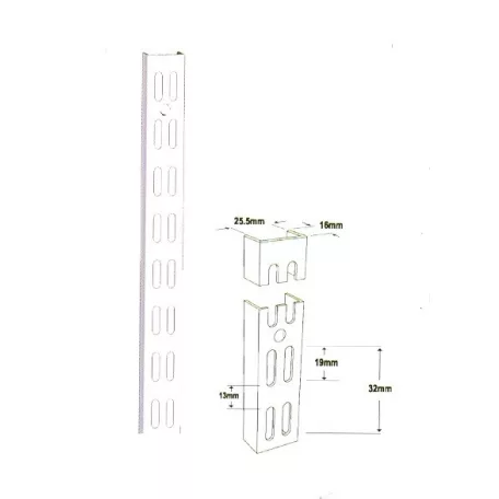 Falisín Dupla 32 cm Fehér W